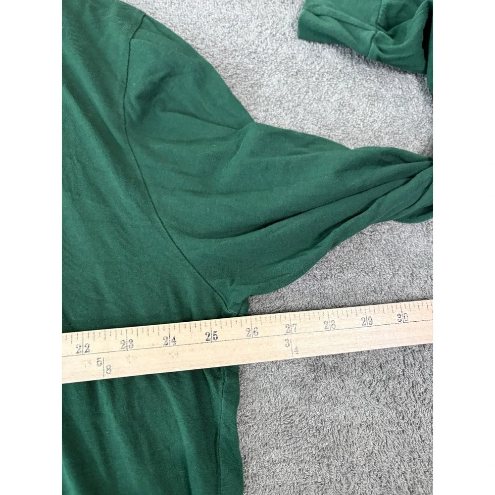 Polo Ralph Lauren T-Shirt Mens XL Green American Flag Graphic Long Sleeve Cotton
